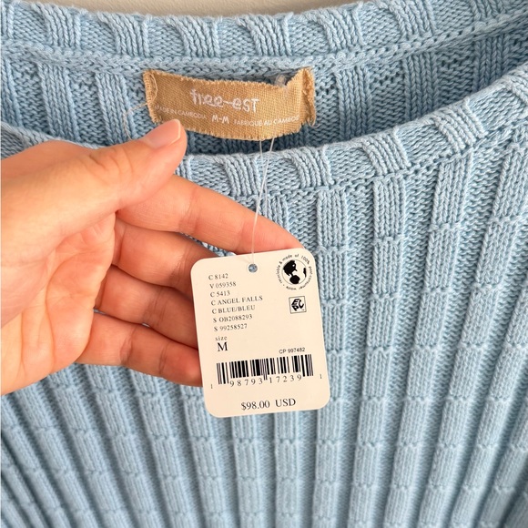 Free People Kenzie Sweater in Angels Falls - Picture 5 of 5